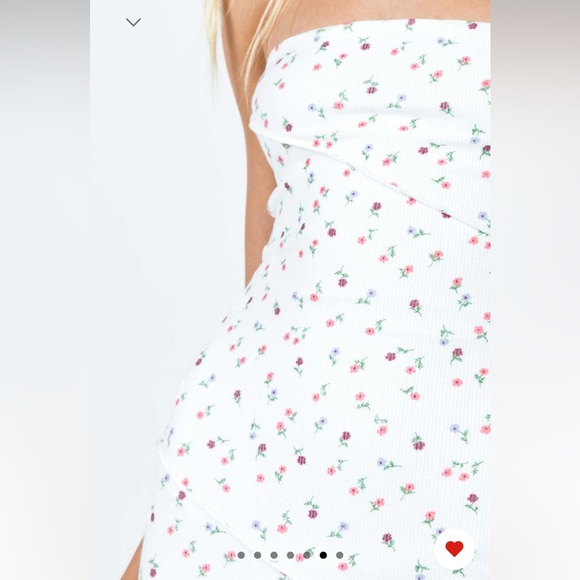 Oscar Maxi Dress White Floral - Picture 6 of 9